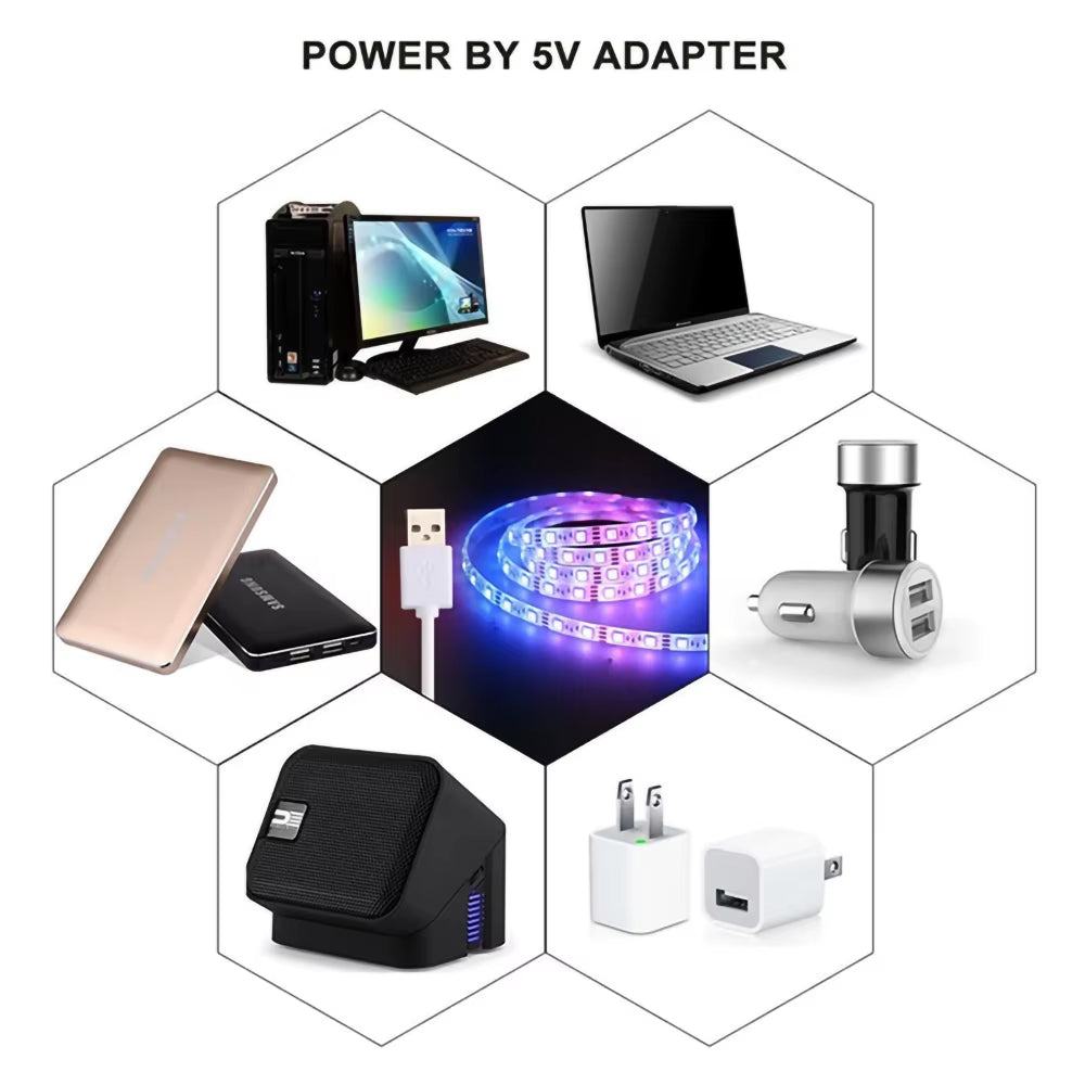 5V USB Led Strip Lights Wedding Ramadan Decoration 2023 Bedroom Closet Room Lighting Home Decor Camping TV Wall Lamps Neon Light